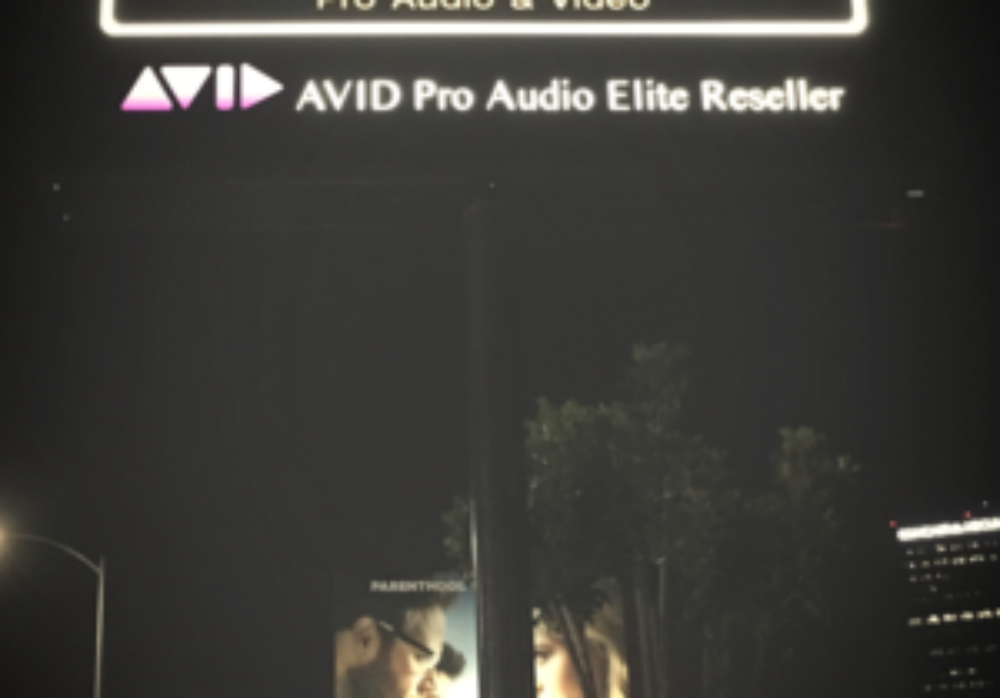 Back Lit Pylon Sign for Westlake Pro Audio in Universal City