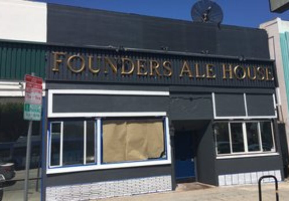 Dimensional Letters for Founders Ale House in West Los Angeles