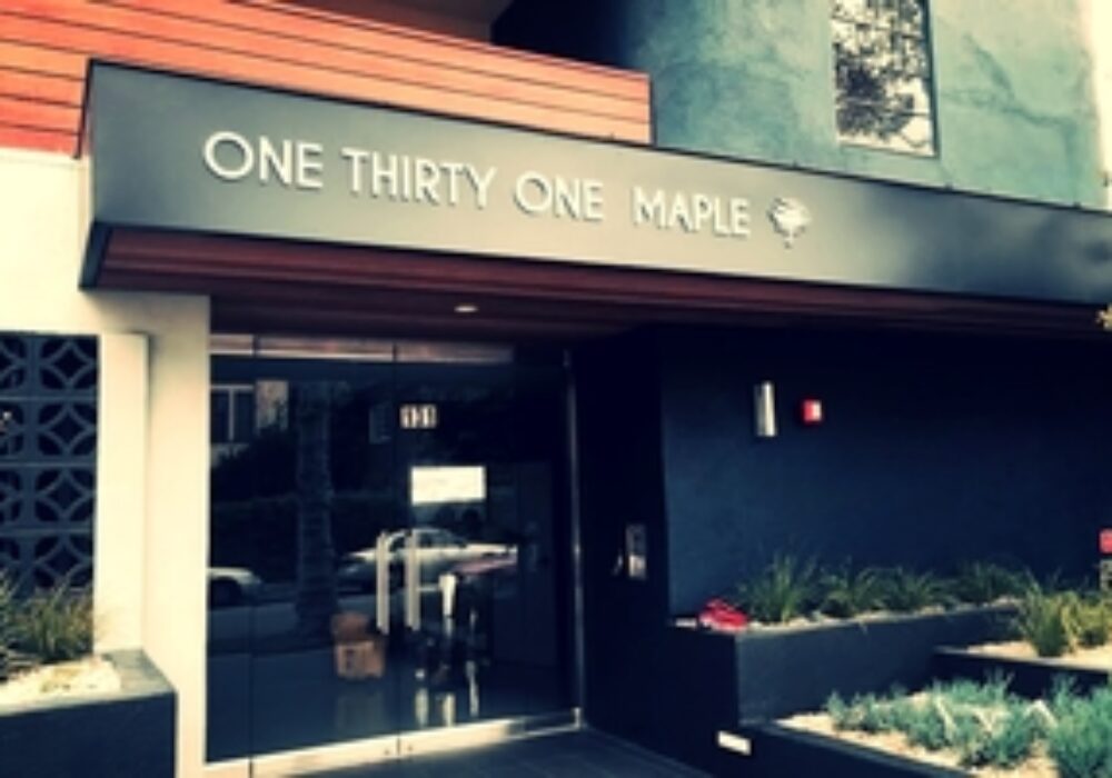 Ada Interior Building Signs for One Thirty One Maple in Beverly Hills
