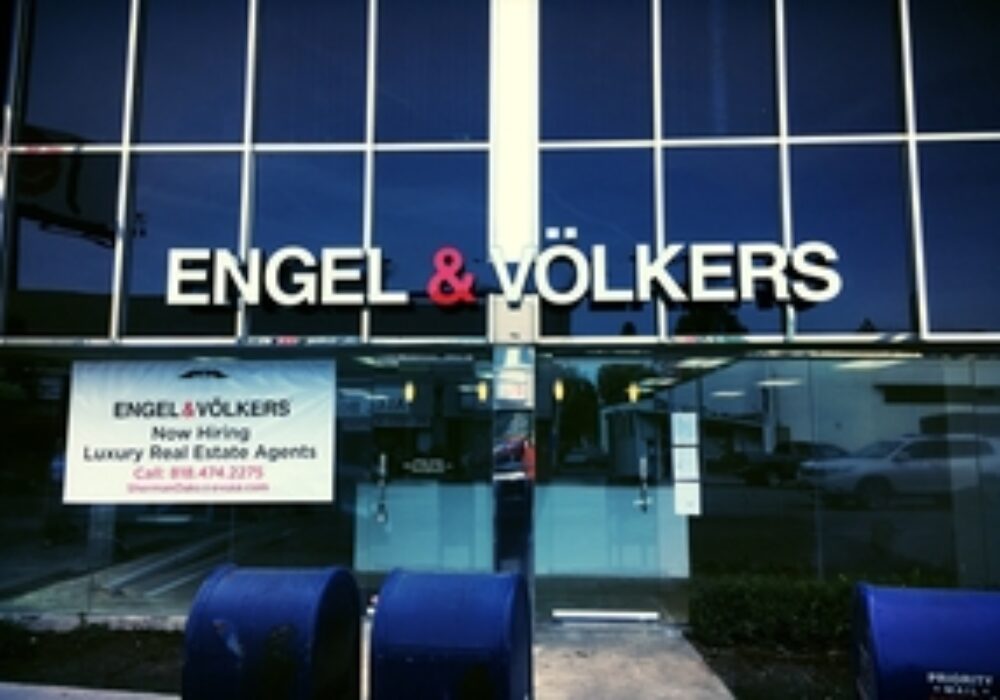 Channel Letter Sign for Engel & Völkers in Sherman Oaks