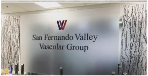 Read more about the article Lobby Sign For San Fernano Valley Vascular Group In Tarzana