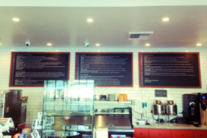 Read more about the article Vinyl Menu Boards for Comoncy in Studio City
