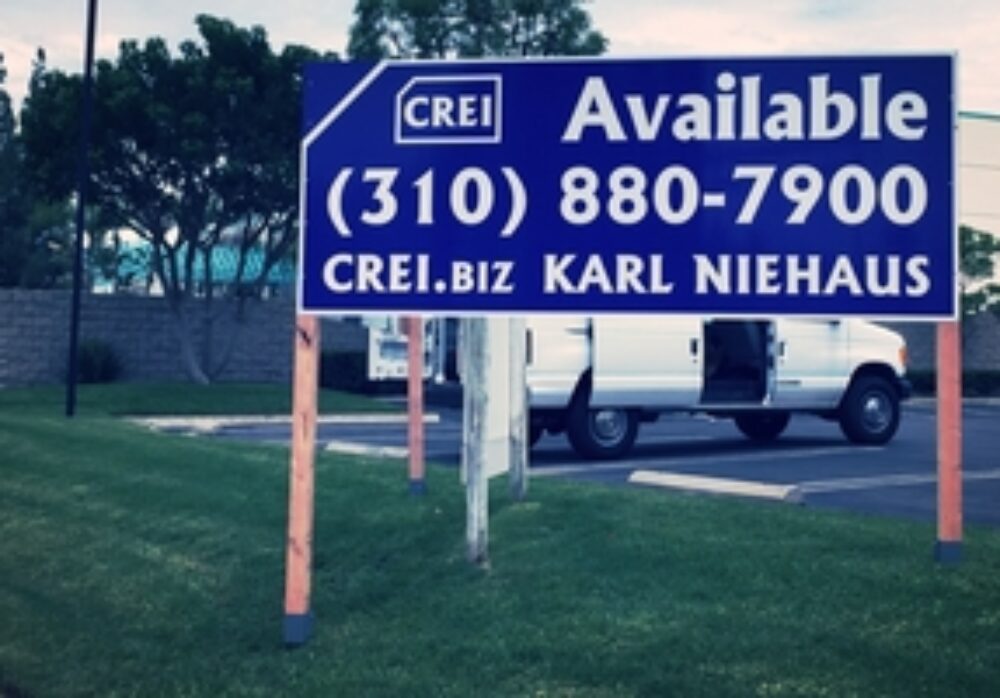 Real Estate Sign for Crei in Chatsworth