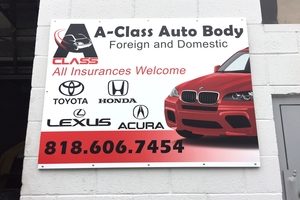 Read more about the article Outdoor Business Signs for A-Class Auto Body in Chatsworth