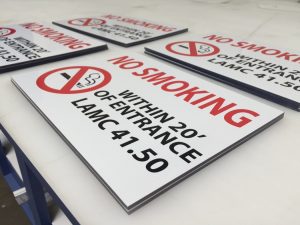 Read more about the article No Smoking Signs for West Valley Medical in Encino