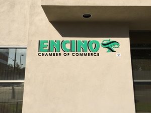Read more about the article Outdoor Business Sign for Encino Chamber of Commerce
