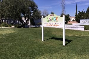 Read more about the article Outdoor Sign for Sage Academy in Tarzana