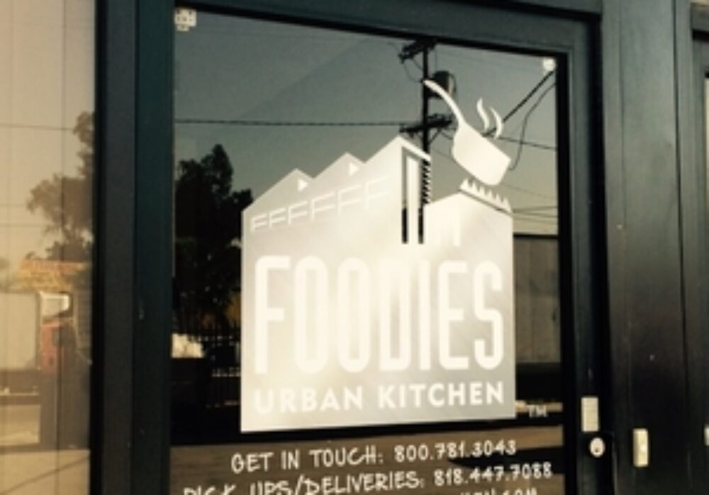 Window Graphics for Foodies Urban Kitchen in Sun Valley