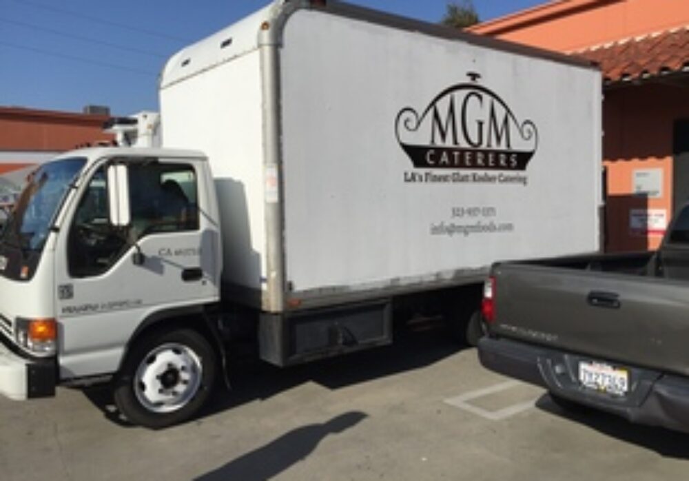 Vehicle Graphics for MGM Catering in Los Angeles