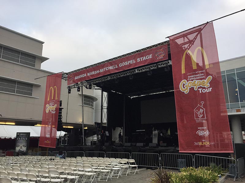 Custom Banner, Taste of Soul in Los Angeles