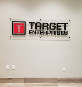 Read more about the article Lobby Sign for Target Enterprises in Sherman Oaks