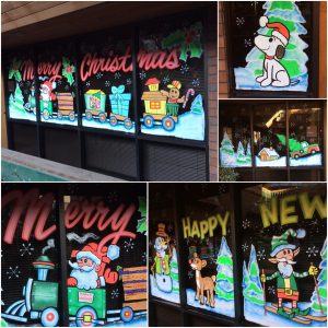 Read more about the article Storefront Holiday Graphics for MG Skinner and Associates in Los Angeles