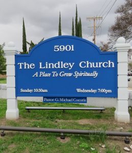 Read more about the article Monument Sign for Lindley Church in Tarzana