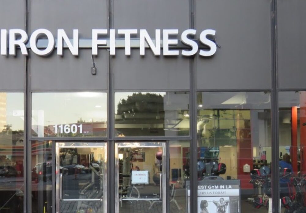 Exterior Sign for IRON Fitness in Los Angeles
