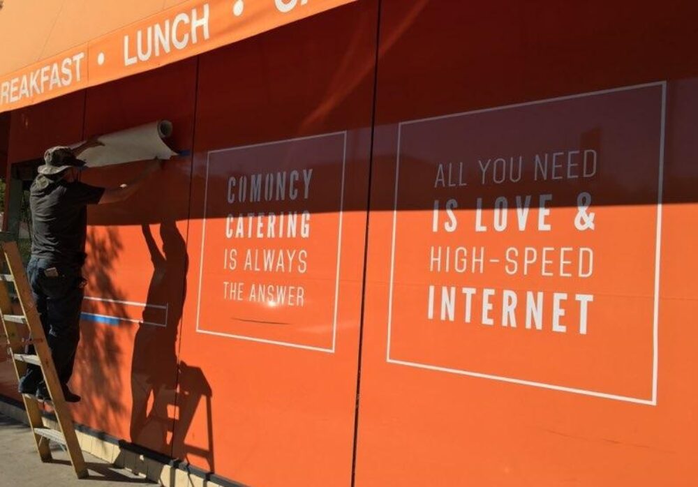 Wall Graphics for Comoncy in Los Angeles