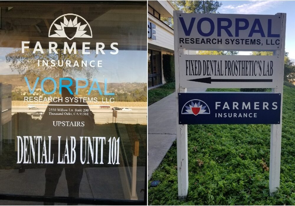 Business Signs for Farmers Insurance in Westlake Village