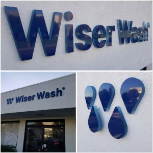 Read more about the article Storefront Sign for Wiser Wash in Paramount