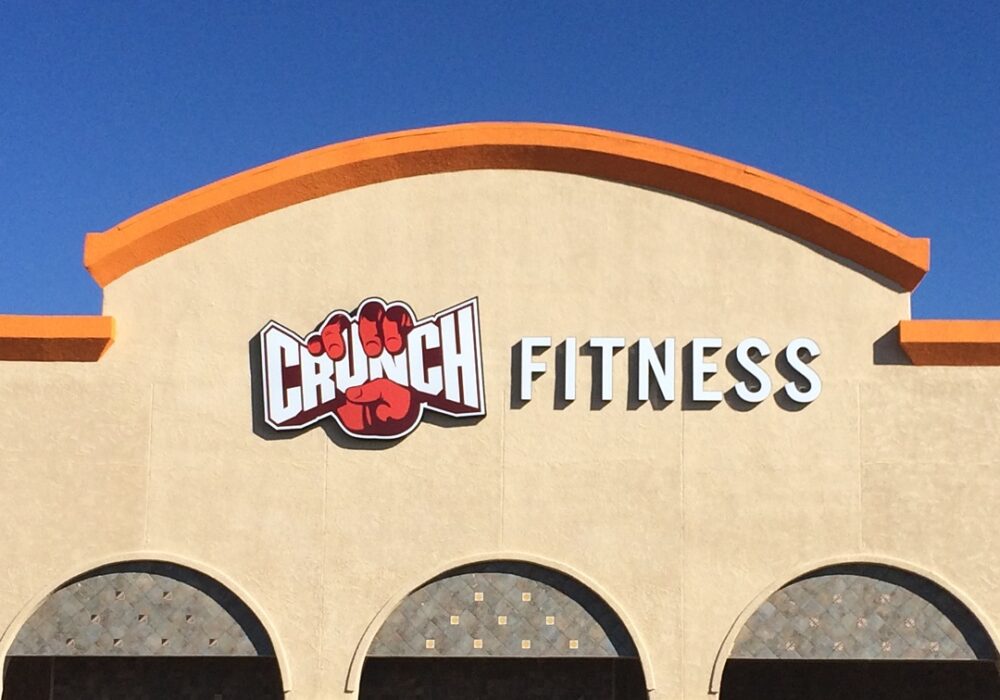 Channel Letters for Crunch Fitness Las Cruces, New Mexico