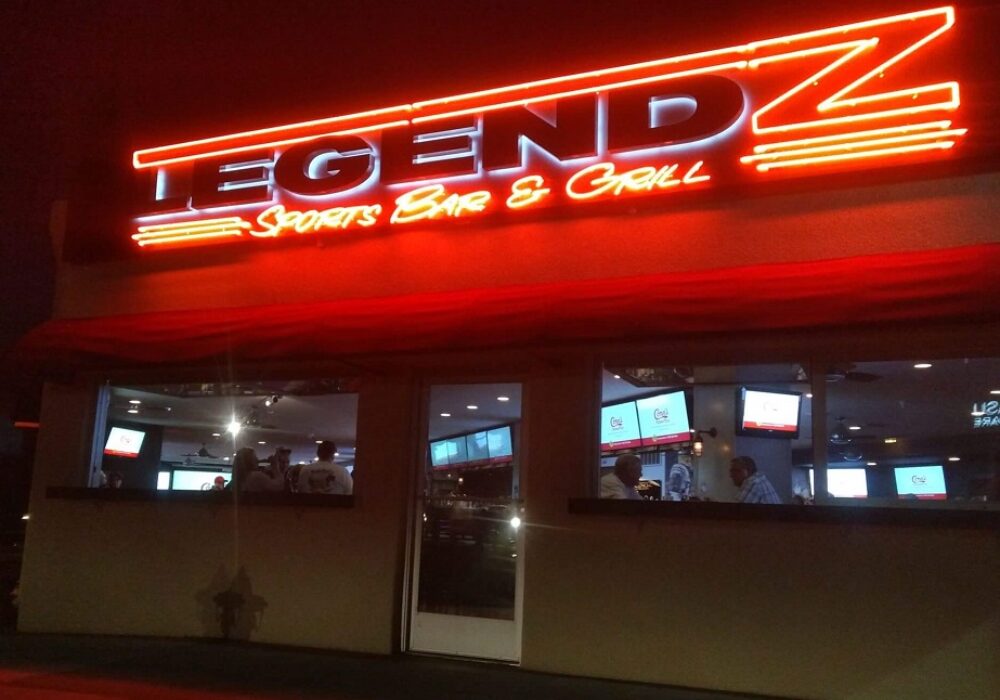 Neon Signs for Legendz Sports Bar and Grill in Lake Havasu City, Arizona