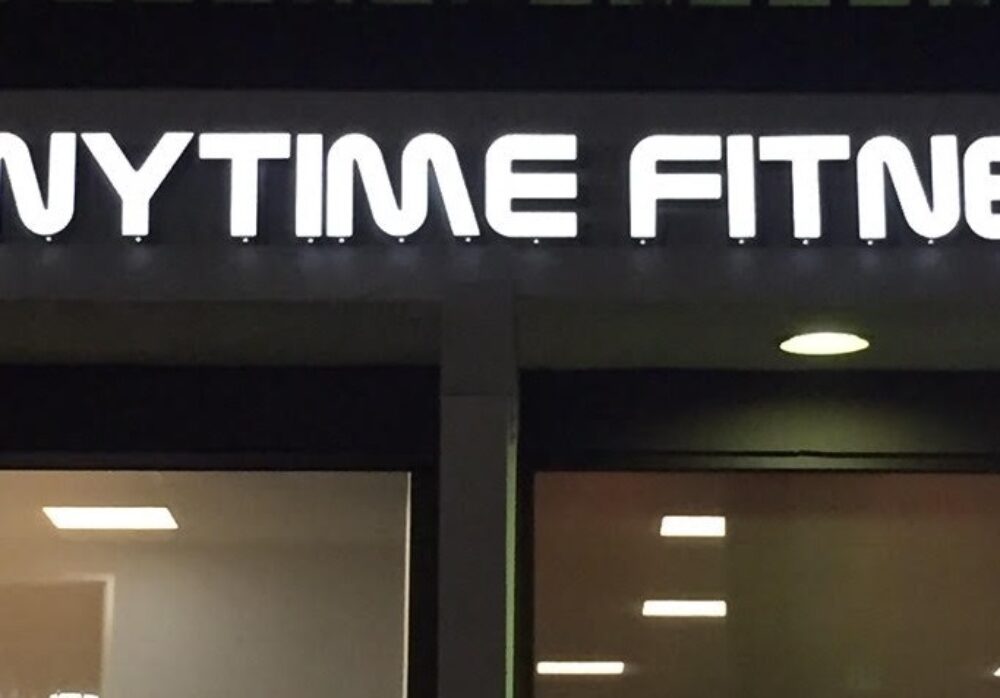 Channel Letters for Anytime Fitness in Westlake Village