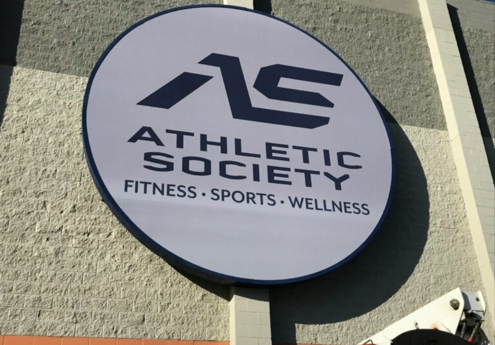 Repair and Refacing of Athletic Society Signage in Canoga Park