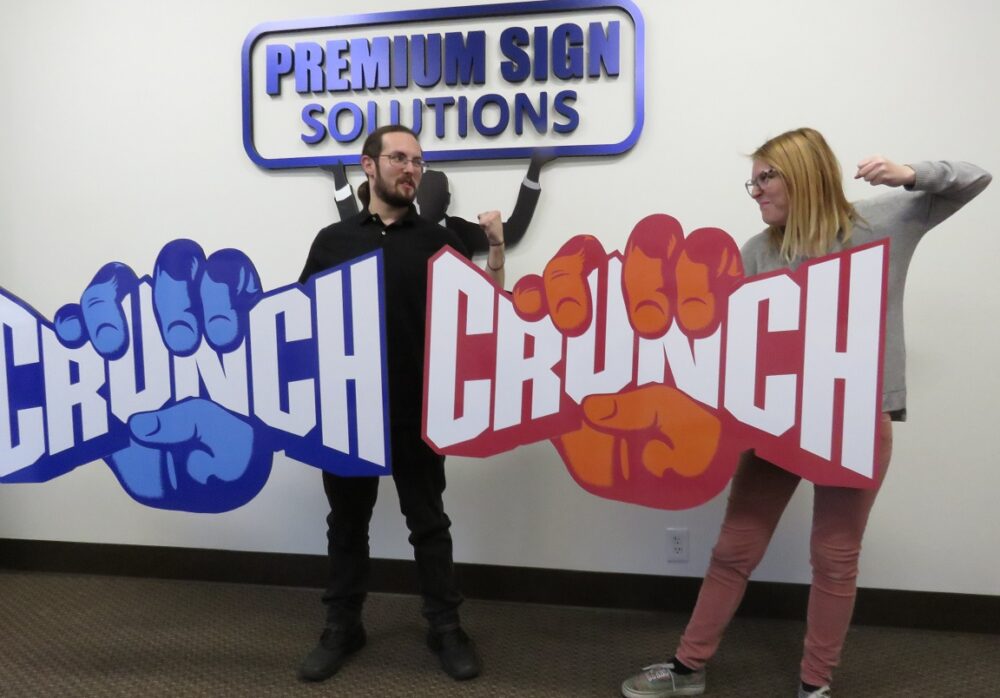 Logo Picture Props for Crunch Fitness Los Angeles