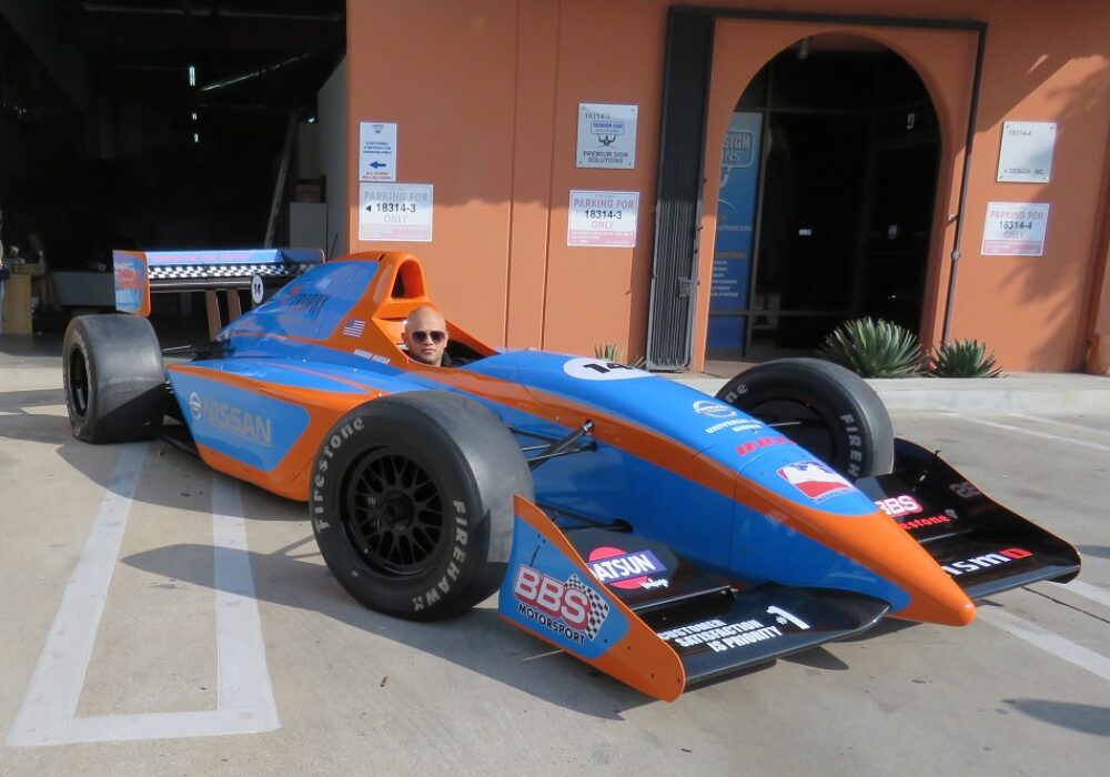 F1 Racing Wrap and Decals for Universal City Nissan of Encino