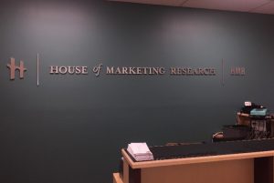 Read more about the article Lobby Sign Overhaul for House of Marketing Research in Pasadena