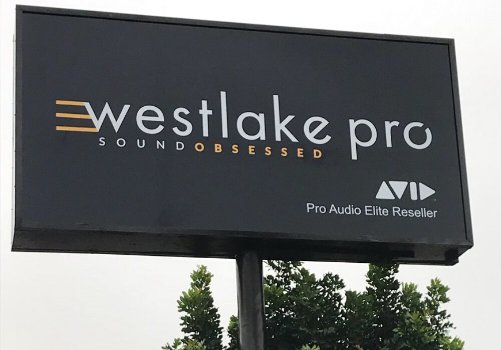 Pole Sign for Westlake Pro Audio, Universal City