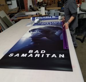 Read more about the article Bad Samaritan Pop Up Banner for Arenas Group in Universal City
