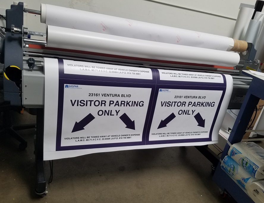 You are currently viewing MaxMetal Parking Signs for Gaspar in Woodland Hills