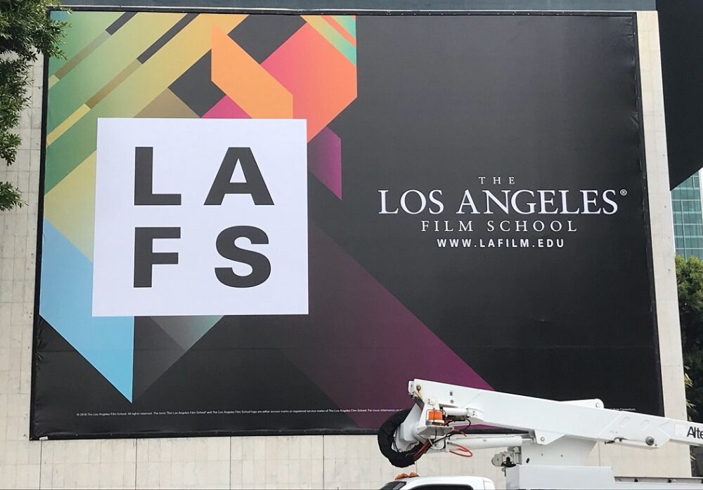 Giant Banners for LA Film School in Hollywood