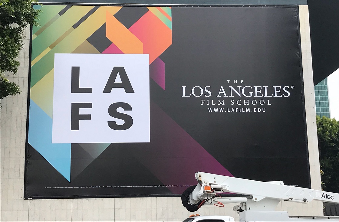 You are currently viewing Giant Banners for LA Film School in Hollywood