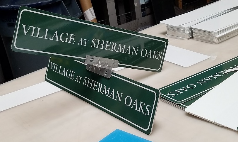 You are currently viewing Faux Street Signs for The Village at Sherman Oaks