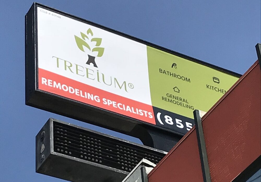 Oversized Banner for Treeium in Valley Village