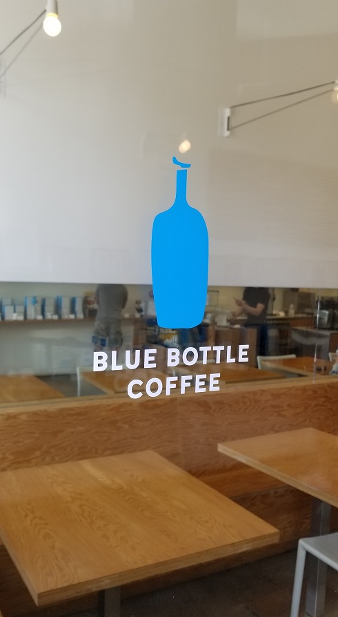 You are currently viewing Vinyl Window Sign for Blue Bottle Coffee in South Beverly