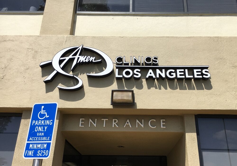 Channel Lettering for Amen Clinics in Encino