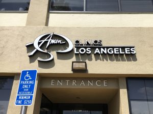 Read more about the article Channel Lettering for Amen Clinics in Encino