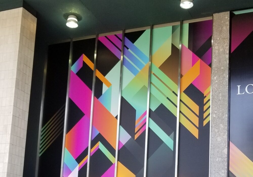 Oversized Vinyl Window Graphic for Los Angeles Film School