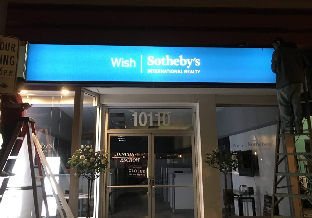 Lightbox Repair for Wish Sotheby’s in Toluca Lake