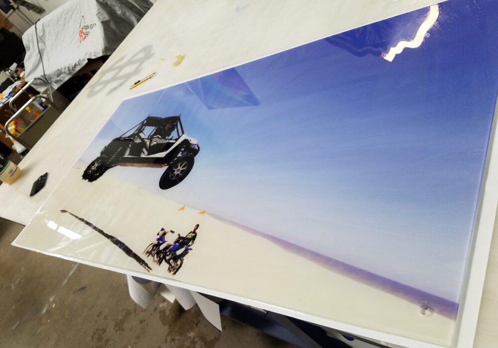Dune Buggy Picture on Acrylic Panel for a Birthday Gift
