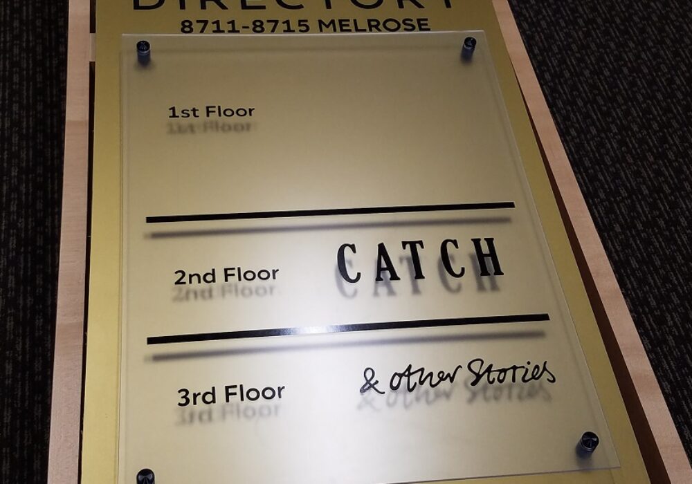 Custom Building Directories Making Offices in LA Stand Out