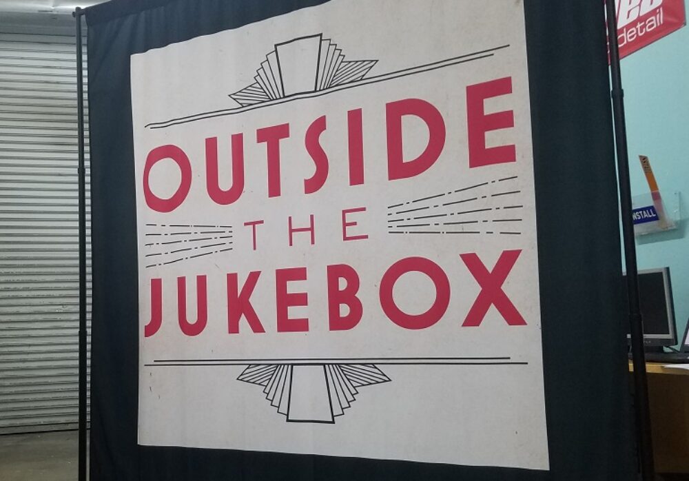 Fabric Display for Postmodern Jukebox’s Book Tour