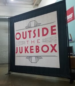 Read more about the article Fabric Display for Postmodern Jukebox’s Book Tour