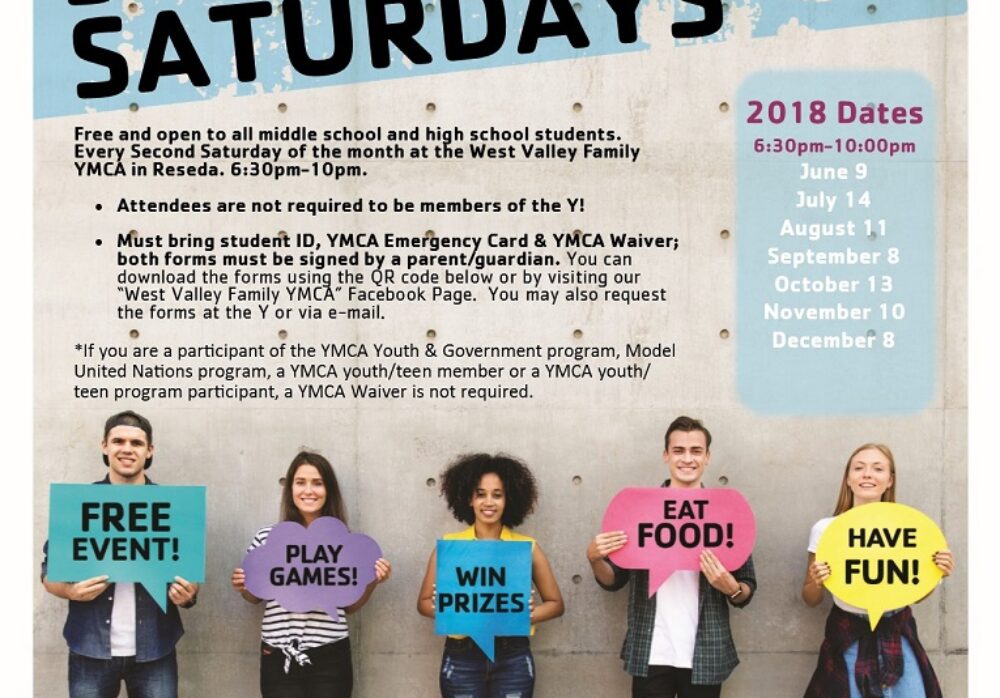Second Saturday means Teen Night at the YMCA!