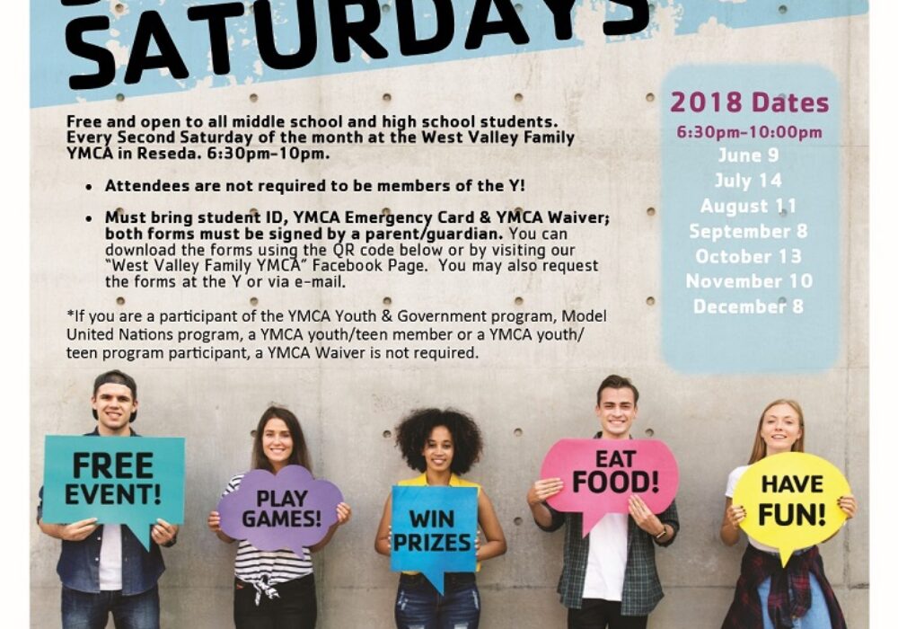 Second Saturday means Teen Night at the YMCA!