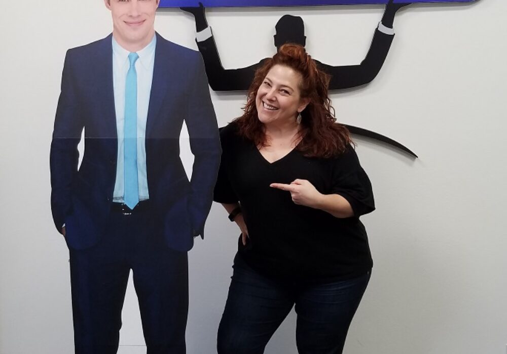 Lifesize Cardboard Cutout for Temple Judea in Tarzana