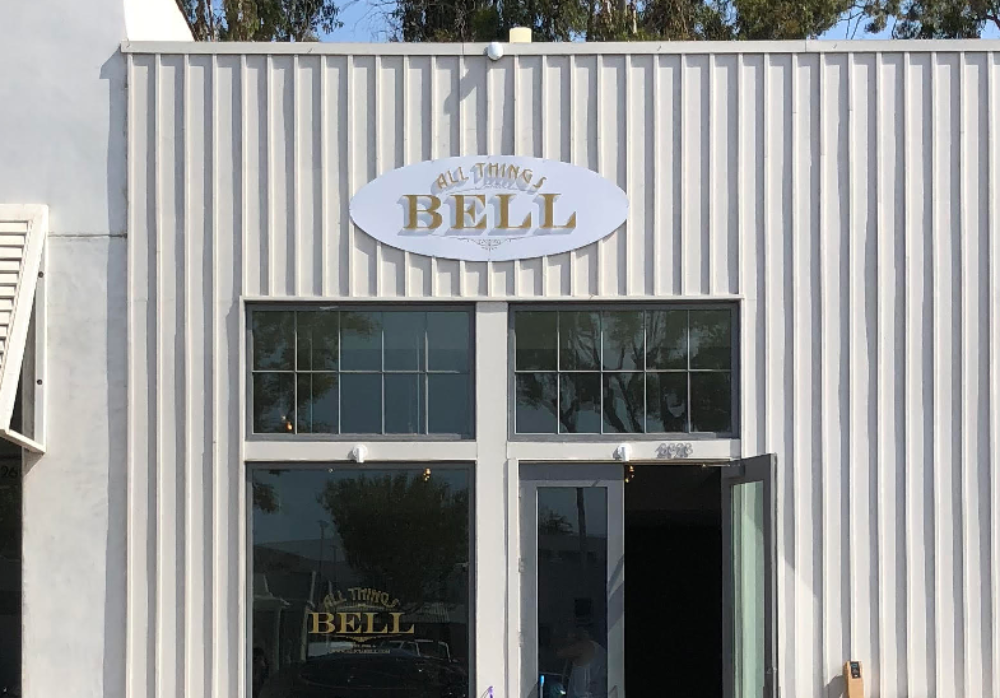 Custom Store Front Sign for All Things Bell in Malibu