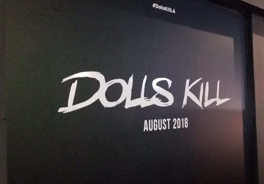 Full Coverage Window Vinyl for Dolls Kill in West Hollywood