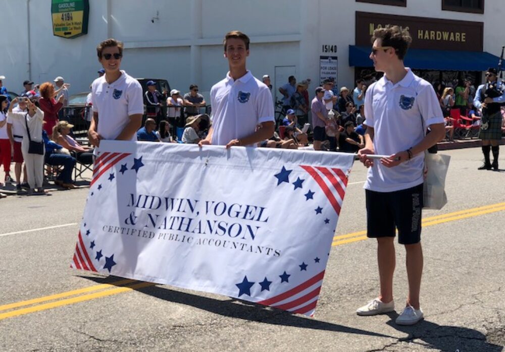 Parade Banner for Midwin, Vogel & Nathanson